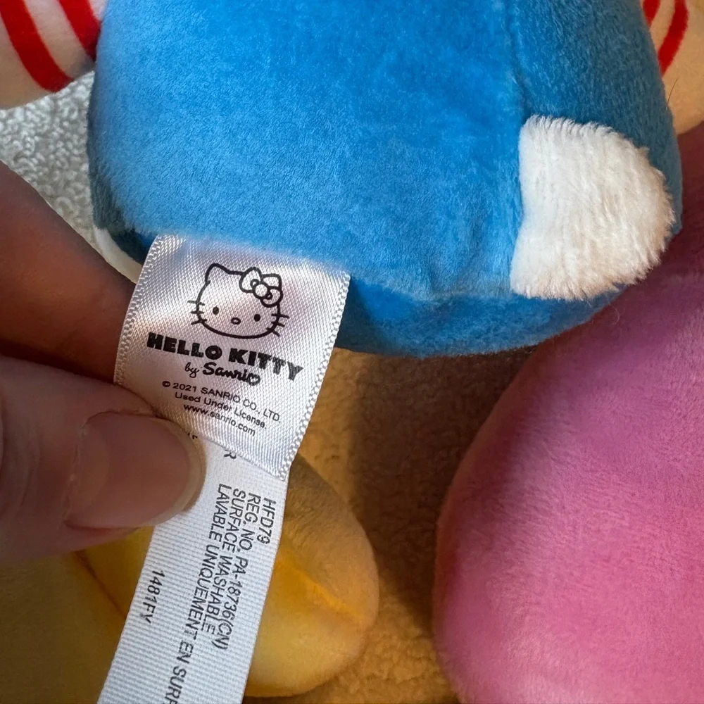 Sanrio Stuffed Animals Trip - Hello Kitty, My Melody, Pompompurin. Medium Sized